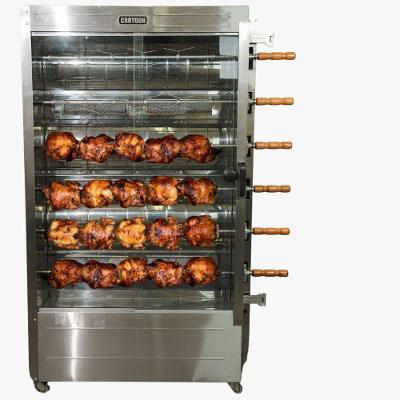 Frangueira Giratória a Gás GLP 6 Espetos FRG6 Inox Croydon Bivolt