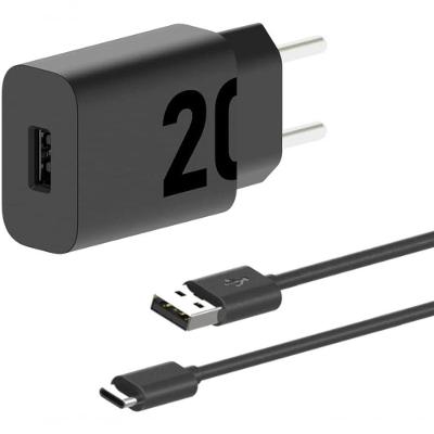 Carregador de Parede Motorola Turbo Power 20W USB-C com Cabo de 1m