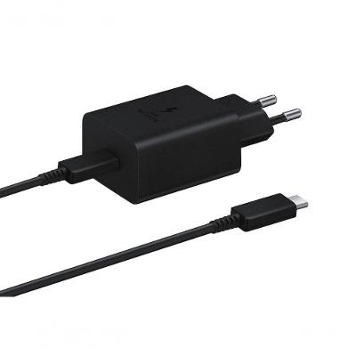 Carregador Turbo Samsung EP-TA845 45W Super Fast Charging Preto com Cabo