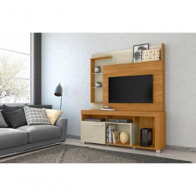 Home Theater Madetec Móveis Icaro TV Até 50 Polegadas MDP Cumaru Opala