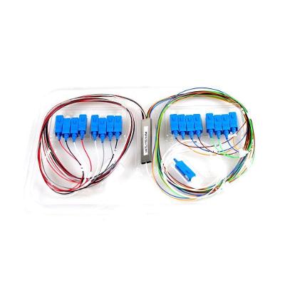 Cabo Óptico Splitter PLC OPF-PLC1X16-SC-UPC 1x16 1m G657A1 Evus