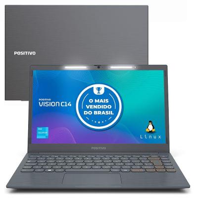 Notebook Vision C14 Celeron N4020 8GB 128GB Emmc 14.1" Positivo