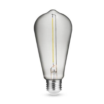 Lâmpada de Filamento LED ST64 Base E27 Dimerizável Bivolt Branco Elgin