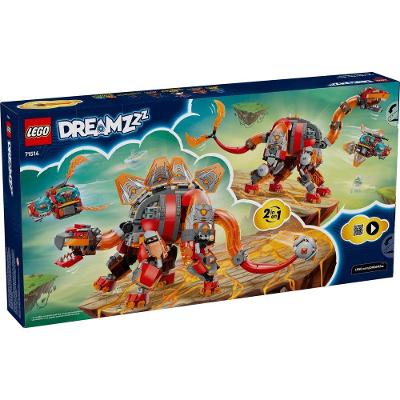 Kit Lego Dreamzzz Dino Jet 71514 com 1007 Peças Laranja