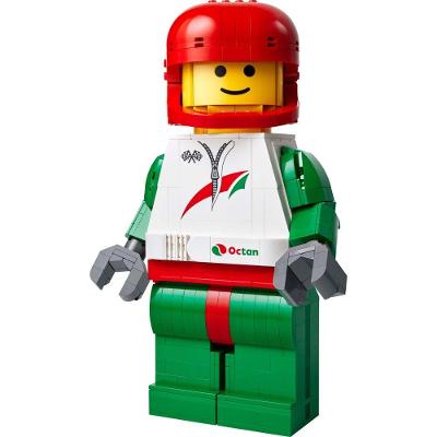 Kit de Construção Minifigura Piloto de Corrida 40819 Vermelho Lego
