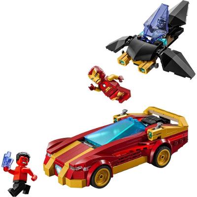 Lego Marvel Carro Homem de Ferro e Pantera Negra Vs Hulk Vermelho 76310