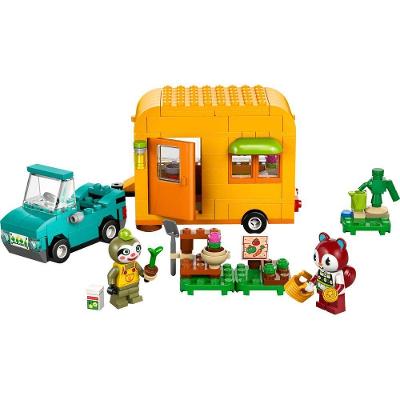 Kit de Construção Lego Animal Crossing Trailer e Loja de Jardinagem do Leif 77054