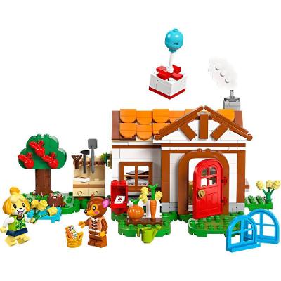 Brinquedo de Construção Animal Crossing Visita de Isabelle 389 Peças Lego