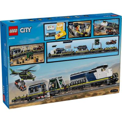 Blocos de Construção City Assalto ao Trem da Polícia Powered Up Cinza Lego