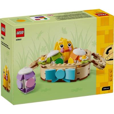 Kit de Construção Cesta de Ovos de Páscoa 40863 216 Peças Amarelo Lego