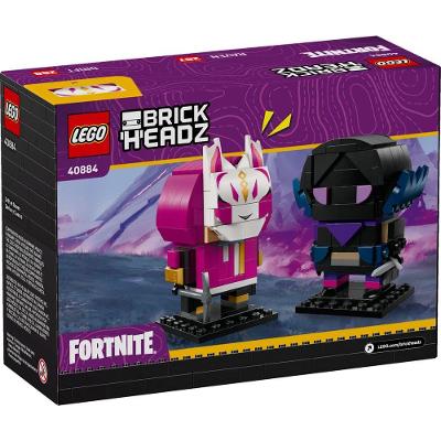 Conjunto de Construção Brickheadz Fortnite 40884 280 Peças Preto Lego