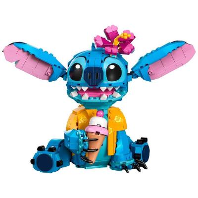 Conjunto de Construção Lego Disney Stitch 43249 730 Peças Orelhas Móveis Lego