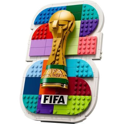 Conjunto de Construção Emblema Oficial Copa do Mundo FIFA 2026 43032 298 Peças Lego