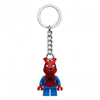 Chaveiro Spider-Ham 854077 Mini Figura Marvel Lego