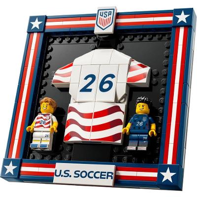 Conjunto de Construção Lego Editions Camisa Seleção EUA 43033 167 Peças