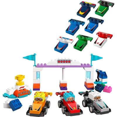 Brinquedo de Construção Duplo Carros e Pilotos da F1 10445 Lego