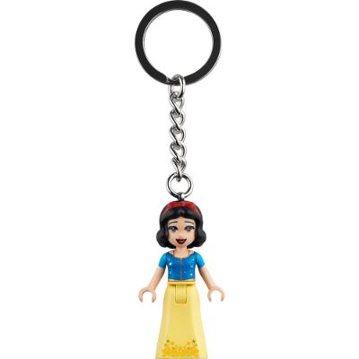 Chaveiro Branca de Neve Mini-Boneca Articulada Metal Azul Lego