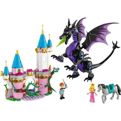Brinquedo Lego Disney Malévola 43240 com 583 Peças Dragão Articulável