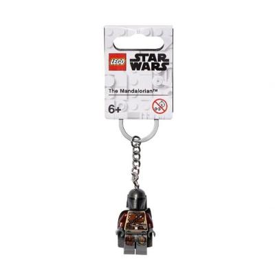 Chaveiro Mandaloriano 854124 Minifigura Star Wars com Corrente de Metal Lego