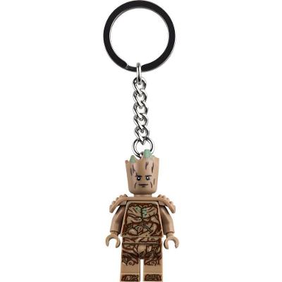 Chaveiro Lego Marvel Groot 854291 Minifigura Ajustável Marrom