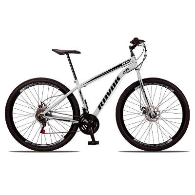 Bicicleta Ravok Aro 29 Quadro Aço 21 Marchas Freio a Disco Branco