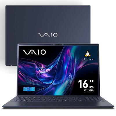 Notebook Vaio Fe16 Intel® Core™ I5-1334u Linux 8gb Ram 256gb Ssd 16" Ips Wuxga Antirreflexo - Cinza Grafite