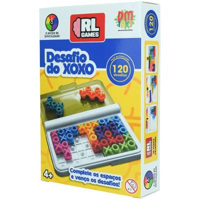 Jogo de Estratégia Desafio do XOXO Estimula Raciocínio Lógico com Peças X e o DM Toys