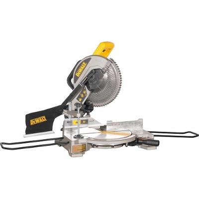 Serra Esquadria Dewalt Dw714-b2 10 1650w Base Giratória 0 graus  A 50 graus  Para Cortes Em Madeira E Alumínio