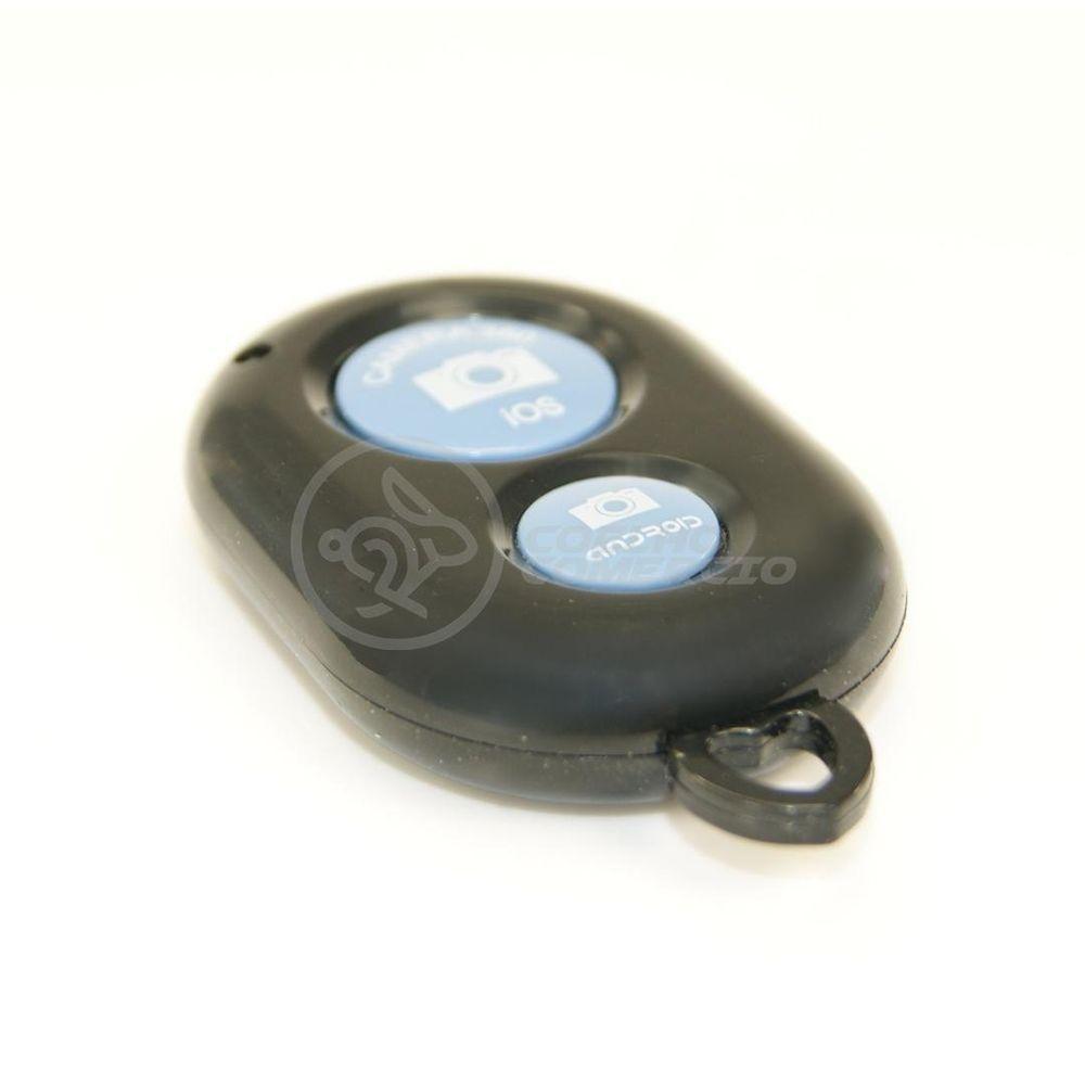 Controle Remoto Disparador De Fotos Bluetooth Selfie - Preto - 1