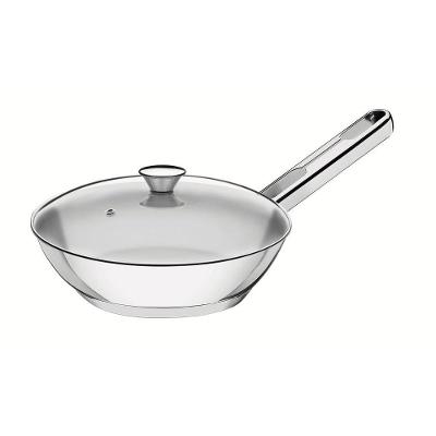 Frigideira Ventura Aço Inox Fundo Triplo com Tampa 24CM 1,3L Tramontina