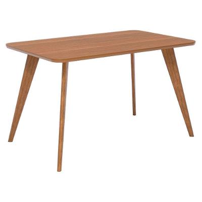 Mesa de Jantar Acerola 4 Lugares Retangular MDF 130x80 cm Amadeirado