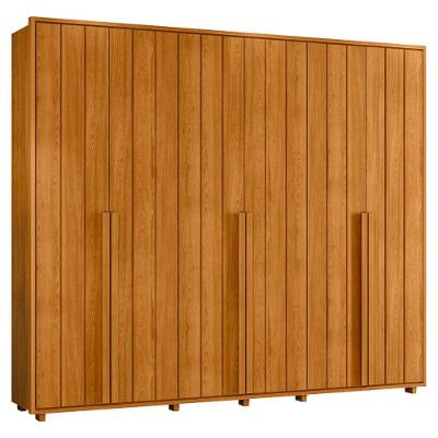 Guarda Roupa Casal Volpi 6 Portas Giratórias MDF Cinamomo Madetec Móveis