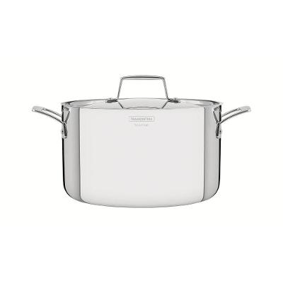 Caçarola Funda Grano Aço Inox Corpo Triplo 20cm 3.8L Tramontina