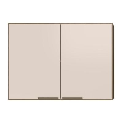 Armário Aéreo Etna 12672P 80CM 2 Portas MDP Giratória Off White Poliman Móveis