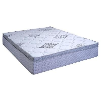 Colchão Queen Espuma D28 Ortopédico Gold Extra Euro Pillow 158x198x30CM Prata Paropas