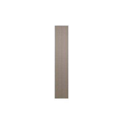 Painel Ripado Modular 39cm Fixação Parede MDF Gris Linea Brasil