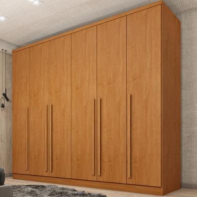 Guarda Roupa Casal CR35500 6 Portas 8 Gavetas MDP Cinamomo Multimóveis