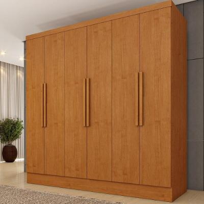Guarda Roupa Casal CR35483 6 Portas Dobráveis 4 Gavetas Cinamomo