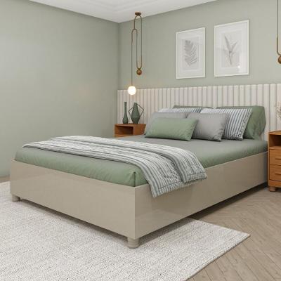 Cama Casal CR35458 para Colchão 138x188cm MDF-MDP Off White Multimóveis