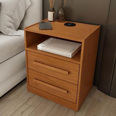 Mesa de Cabeceira CR35469 2 Gavetas MDP Moderno Cinamomo Multimóveis