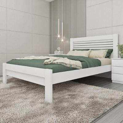 Cama Casal CR35460 Neve para Colchão 138x188cm MDF-MDP Branco Multimóveis