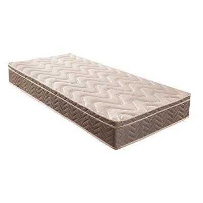 Colchão Solteiro Espuma D28 Euro Pillow Pasquale Clean 78x188x25cm Branco Paropas