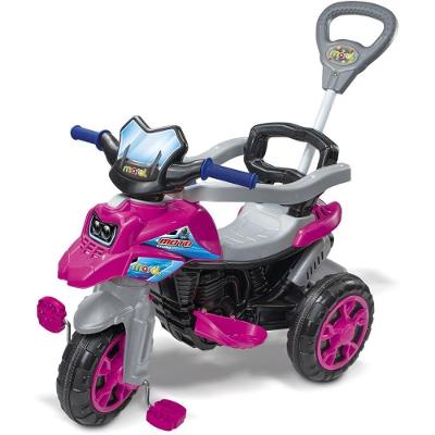 Veículo para Bebê Moto Trail com Som 2 Fases 30kg Rosa Maral
