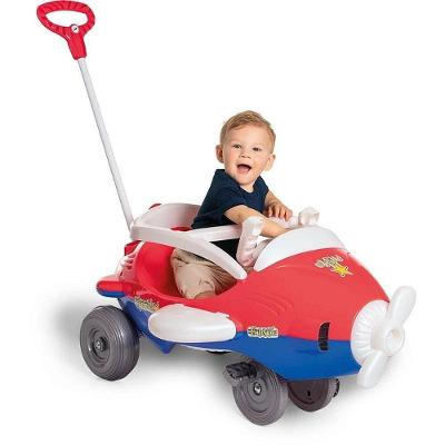 Veículo para Bebê Aeroh 2em1 com Som Luz e Capacete Calesita Brinquedos