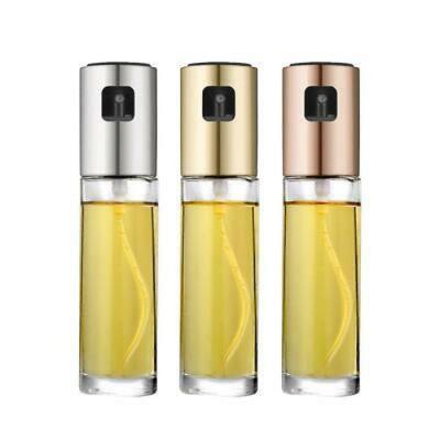 Pulverizador Spray de Azeite 100ML Aço Inoxidável e Vidro Dispenser Cozinha Inox Shopmix