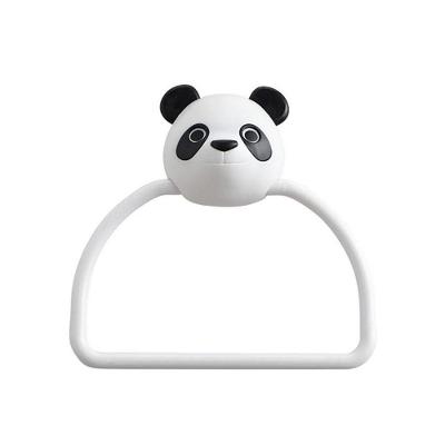 Suporte de Toalha para Parede Panda Gancho Adesivo ABS Shopmix
