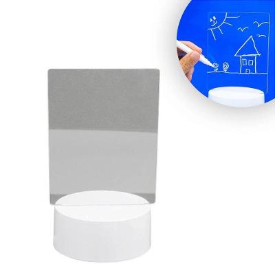 Quadro Luminária LED Acrílico Retrato 17,5x10,5CM Branco Quente