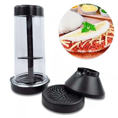 Tapioqueira Peneira Polvilhador com Funil Plástico Cozinha Preto Shopmix