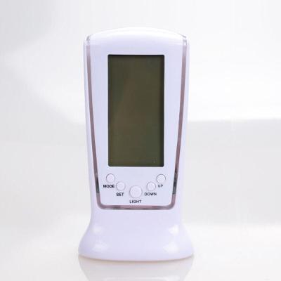 Relógio Digital de Mesa Shopmix DS-510 Despertador Calendário Termômetro LED Branco