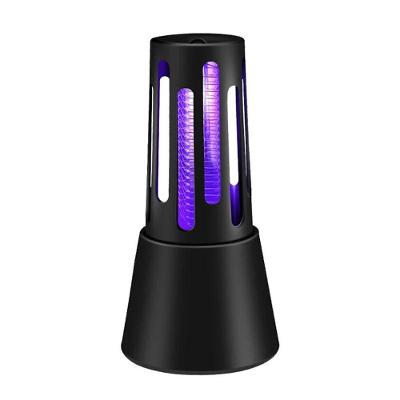 Abajour Mata Mosquito Pernilongo LED USB sem Produtos Químicos Preto